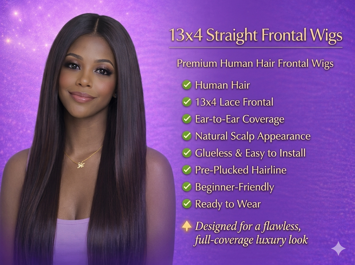 13×4 Frontal Brazilian Hair Wigs